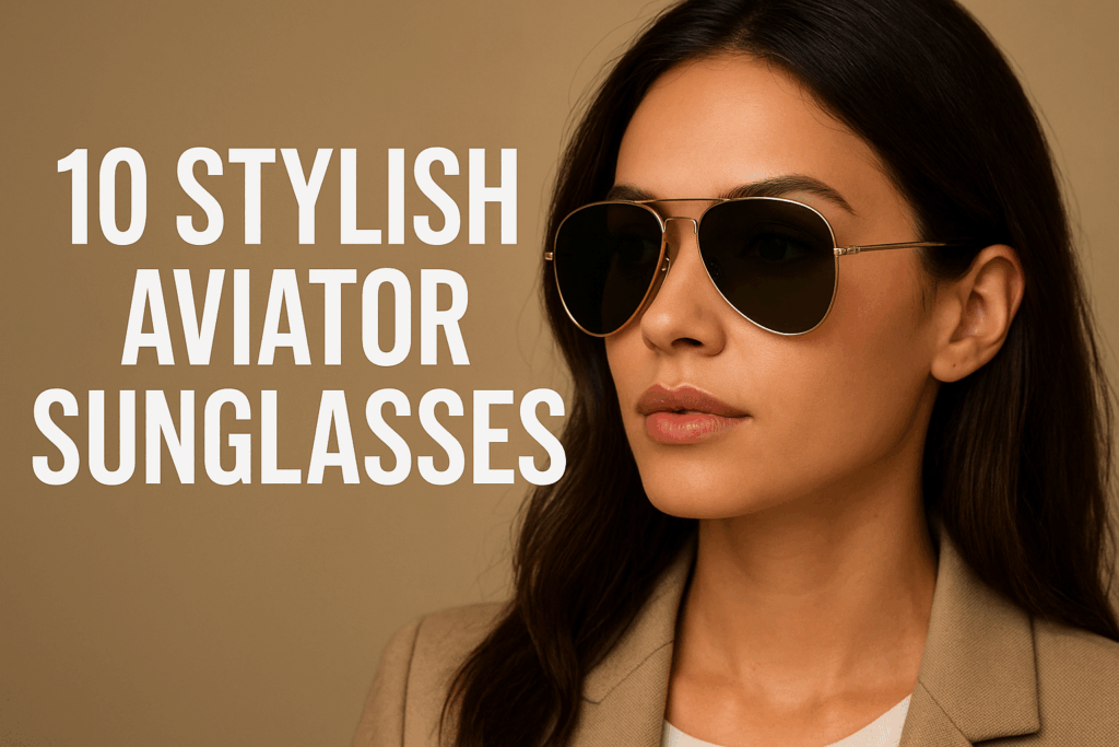 9 Stylish Aviator Sunglasses :Which Pair Fits You?