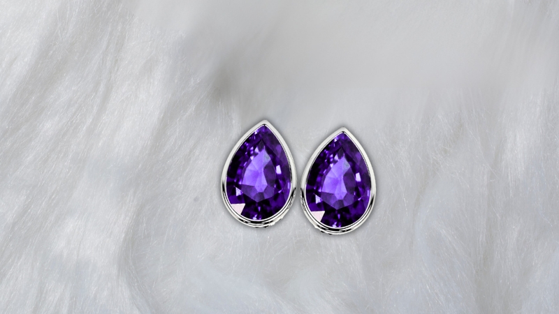 Tanzanite Gemstone earrings