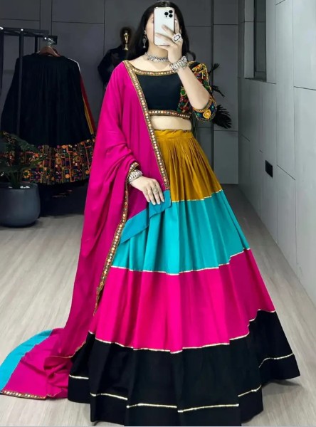 multi colored Navratri Dress