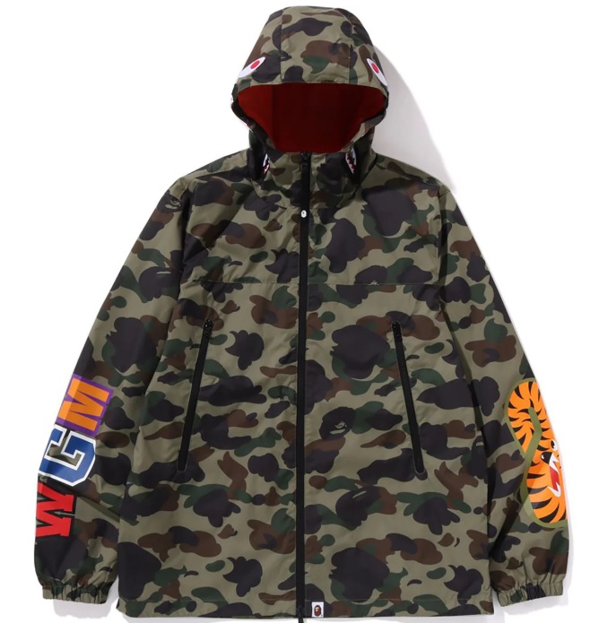 camo BAPE jackets
