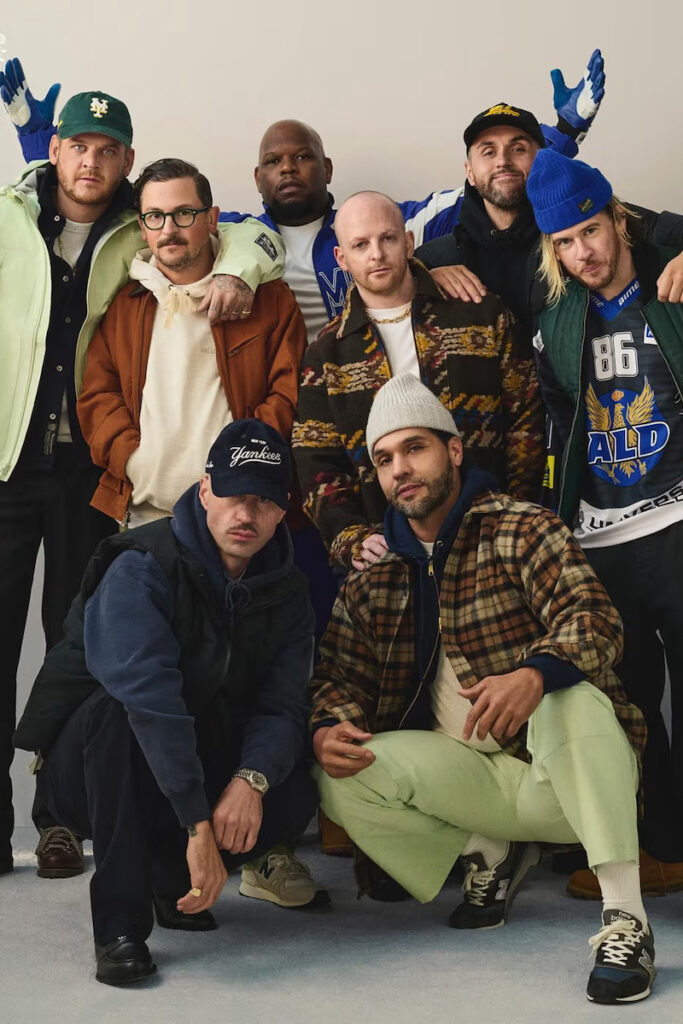 Group of men wearing Aime Leon Dore clothing