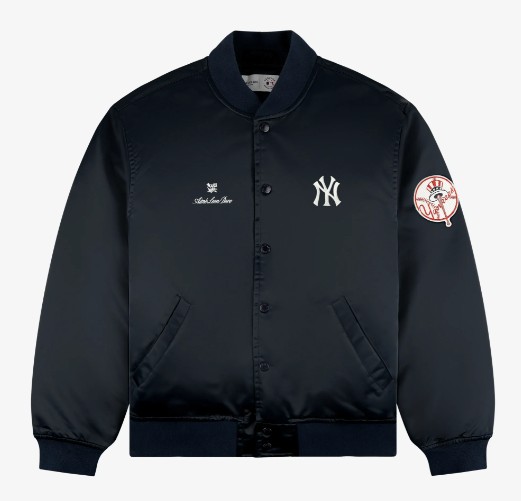 black Aime Leon Dore yankees jacket 