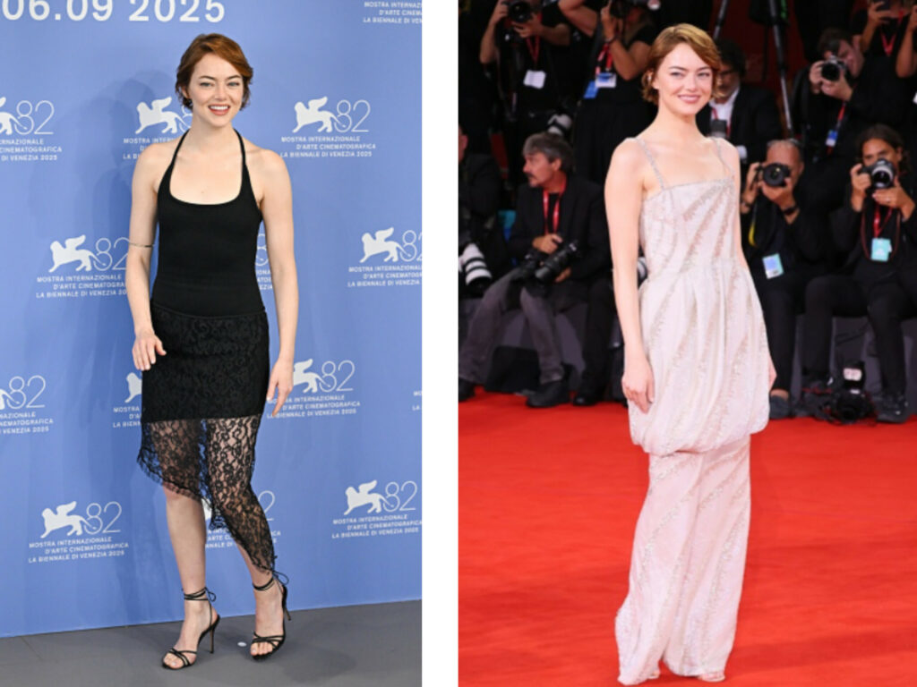 Emma Stone Shines Bright in Louis Vuitton at “Bugonia” Venice Film Festival Premiere—See Her Dazzling Looks!
