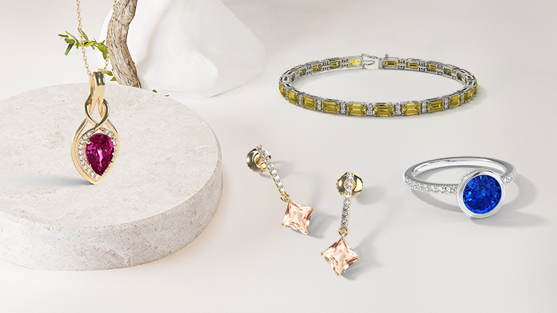 Sapphire jewelries