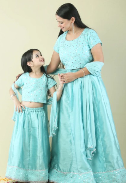 Mother & Daughter Collection light blue