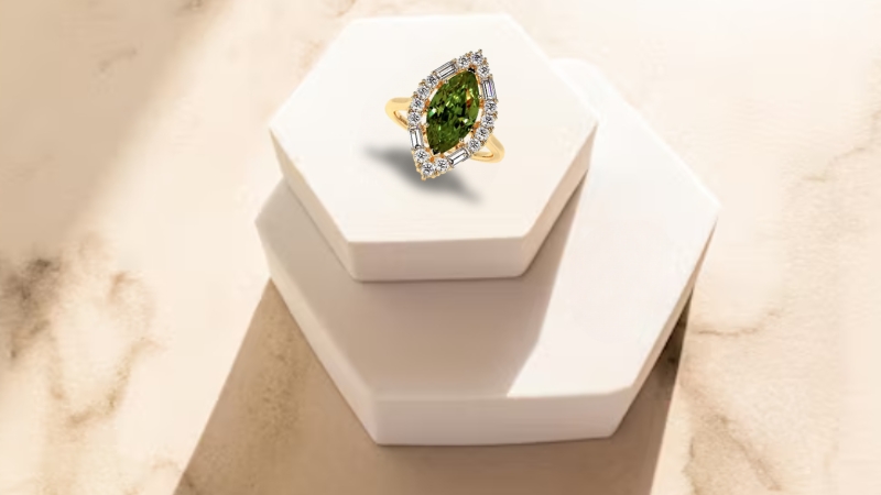 eye style example of natural alexandrite rings