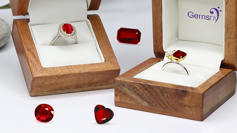 various examples of the natural ruby ring