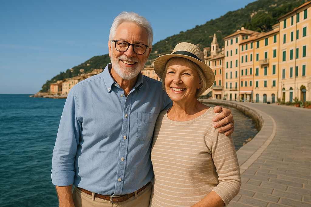 man and woman embrace ob waters edge house removal company
