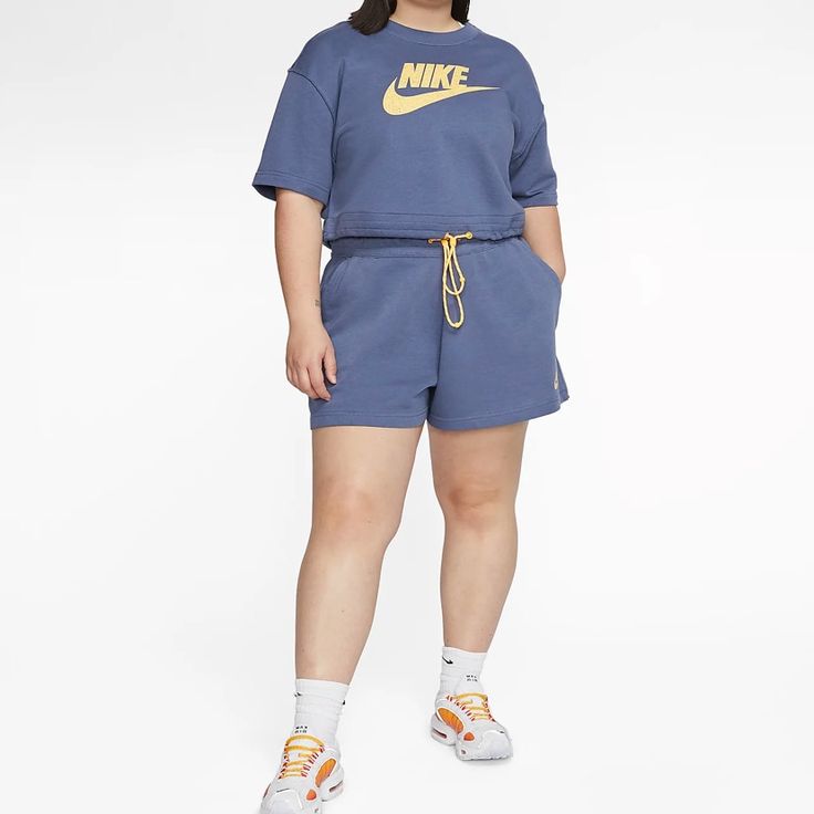 blue Nike Shorts outfits