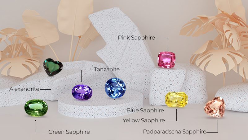 loose gemstones tanzanites