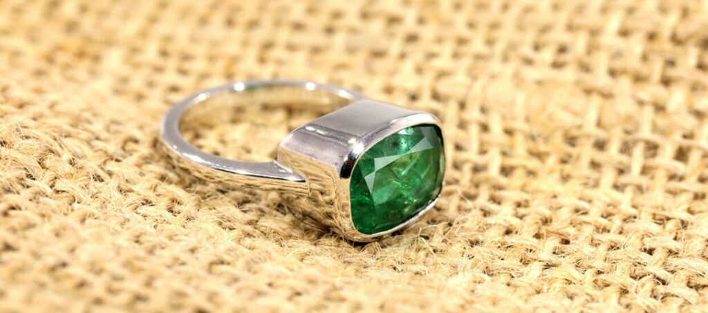 certified emerald ring