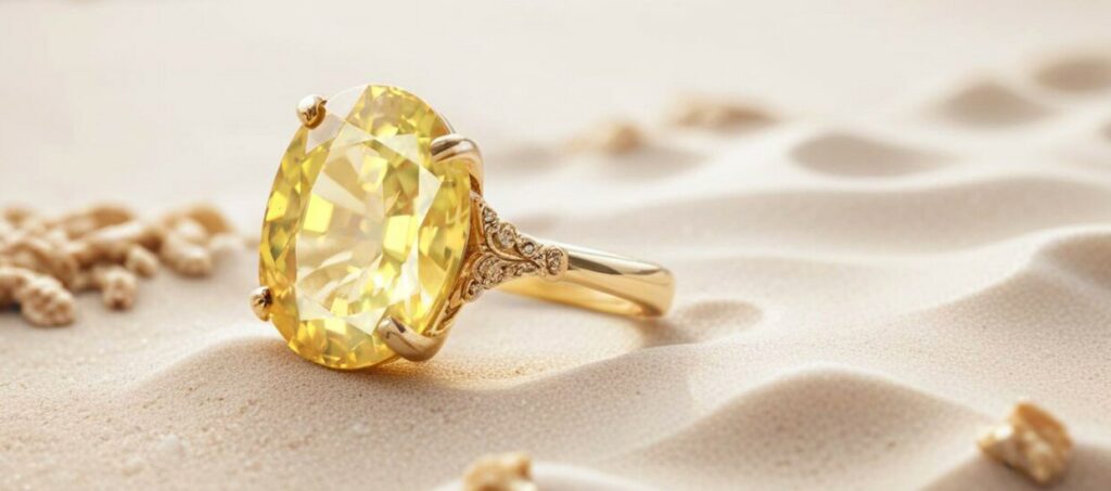 Yellow Sapphire ring