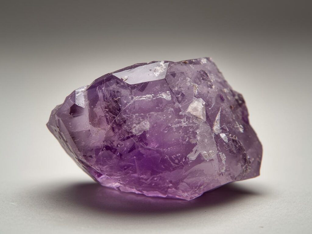 single amethyst crystal