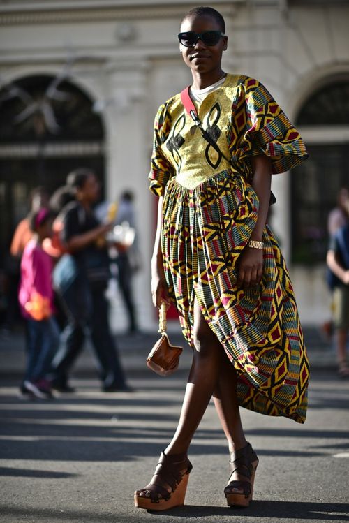 Daring African Street Style using Ankara Prints