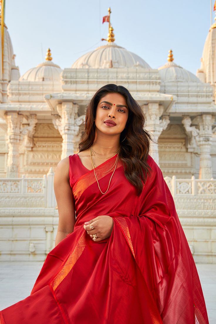 Beautiful Priyanka Chopra Saree Style Moments