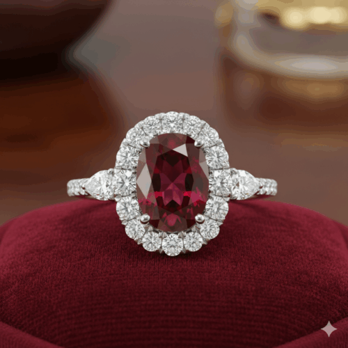 Ruby stone ring