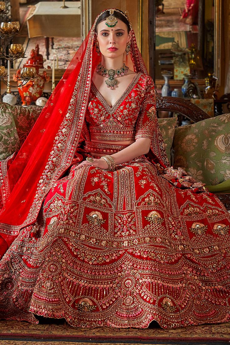 Bridal Lehenga Fabrics That Are Divine.