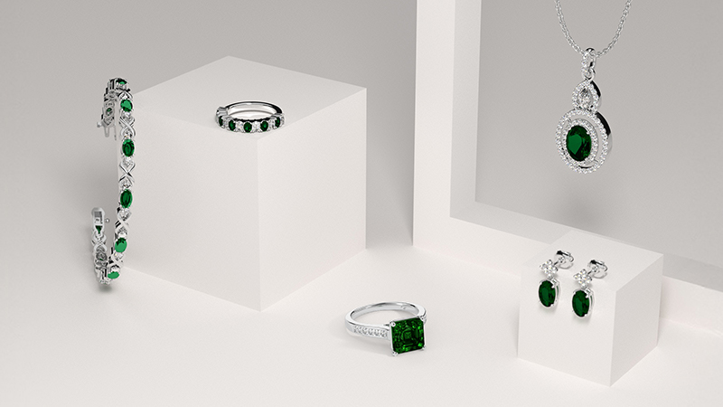 Green Emeralds jewelry