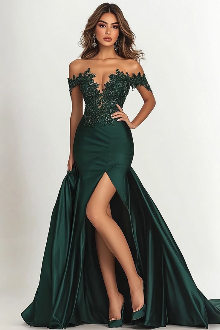 Stunningly Gorgeous Satin Prom Dresses