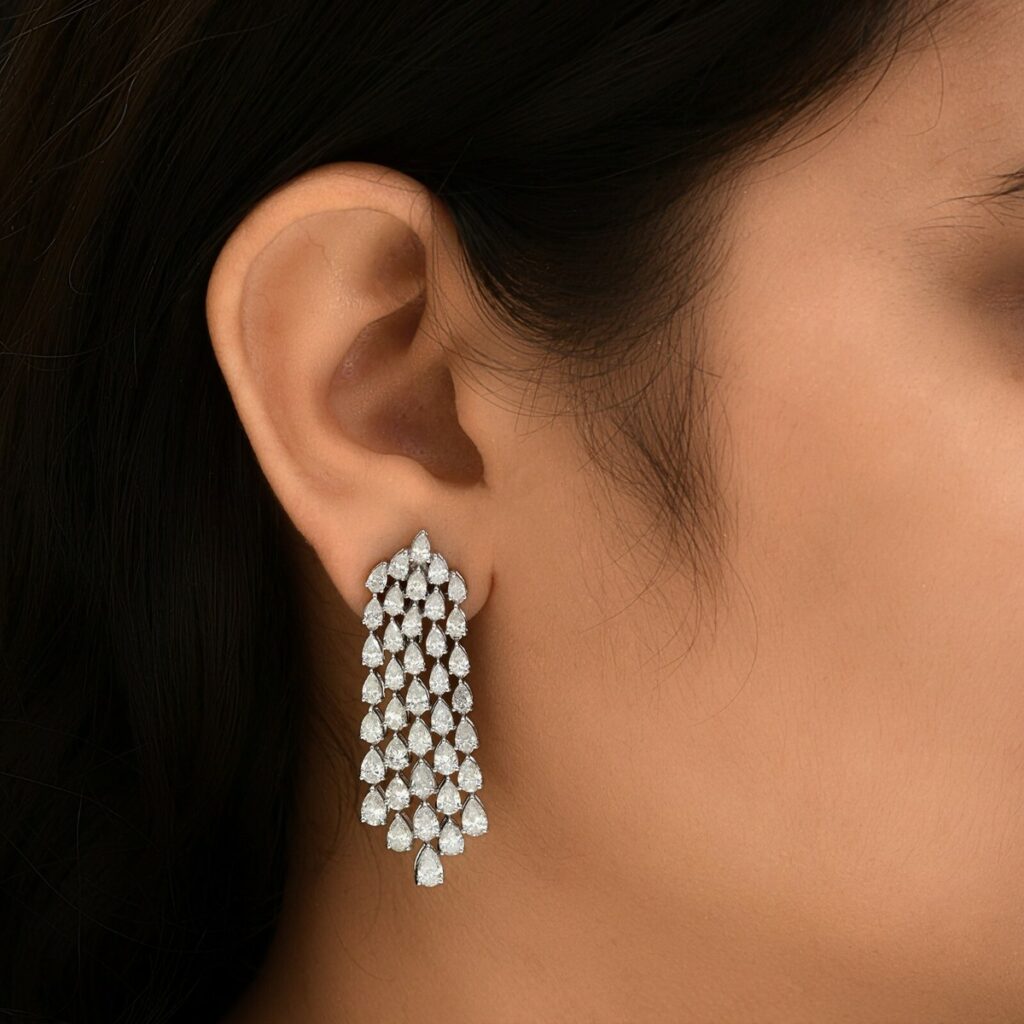 Chandelier Diamond Earrings