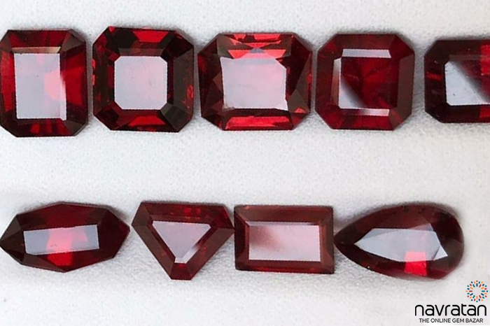 Hessonite gemstones