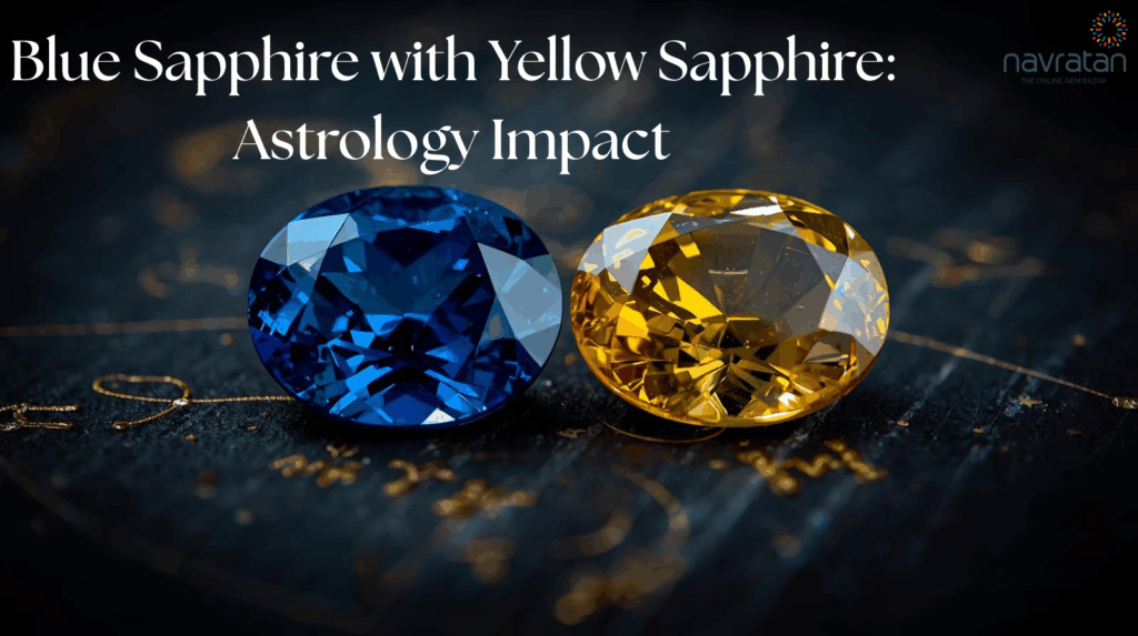 blue saphire and Yellow Sapphire