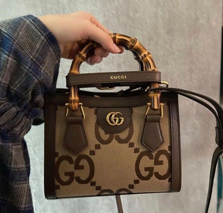 HYand holding a Gucci Handbag