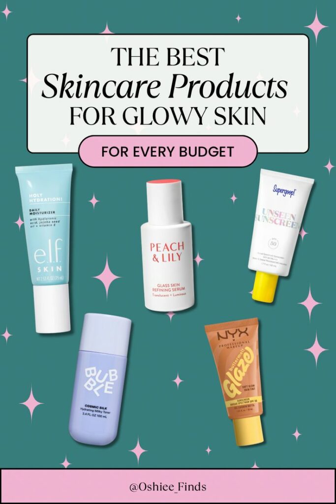 various Skin Care Products