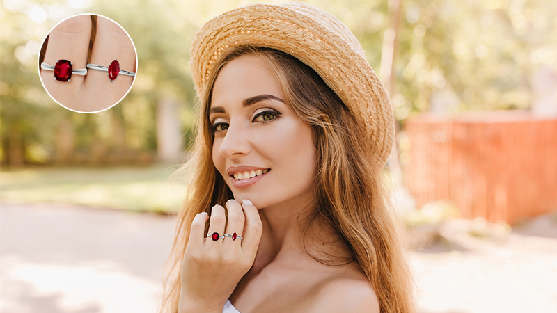 ruby ring for her