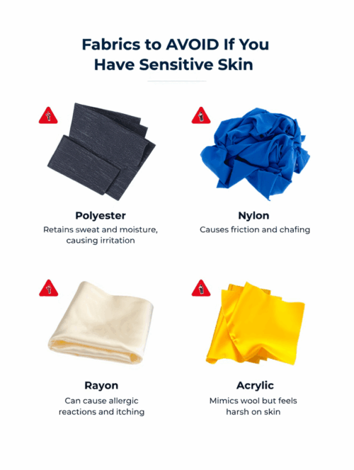 Fabrics to Avoid if You Have Sensitive Skin