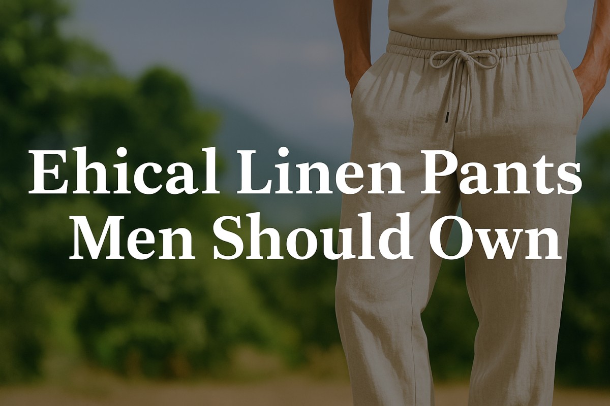 15 Trendy Ethical Linen Pants Men Should Own This Season | Fashonation