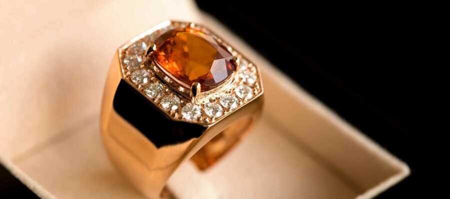 Citrine Stone Ring