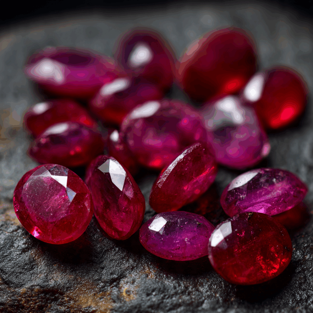 many Natural Rubies