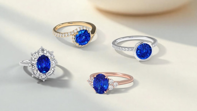Blue Sapphire Rings
