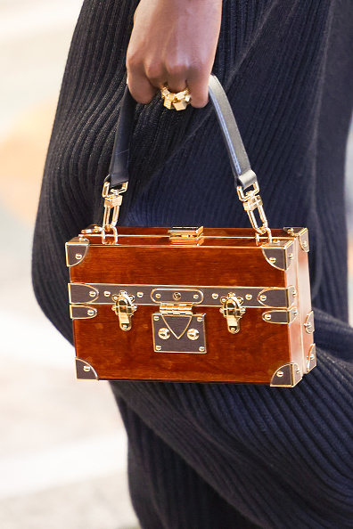 The Louis Vuitton Womenswear Spring/Summer 2026 show showcased box-shaped bags.