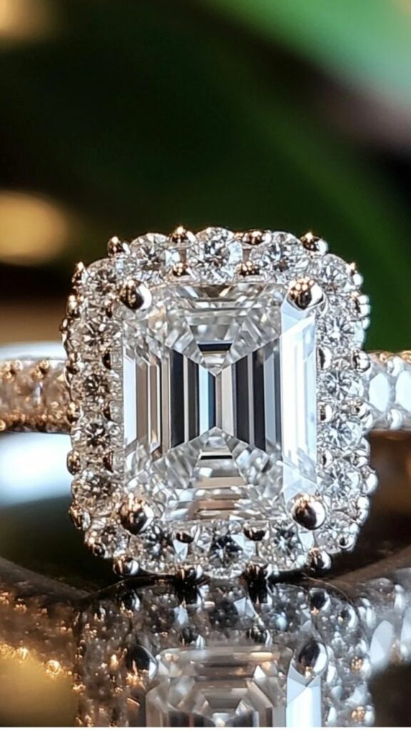 antique inspired emerald engagement rings