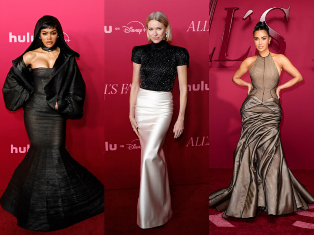 Kim Kardashian, Naomi Watts, and More Stars Rock the Red Carpet at “All’s Fair” Los Angeles Premiere