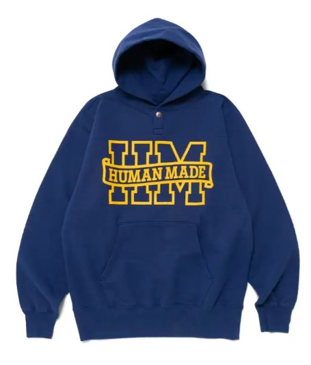 Human Made Japan blue hoodie 