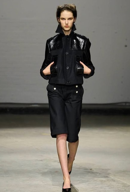 S.S. Daley black Capri pants with black jacket