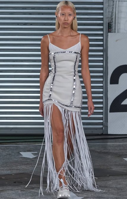 up-and-coming designers Jane Wade dress with tassels