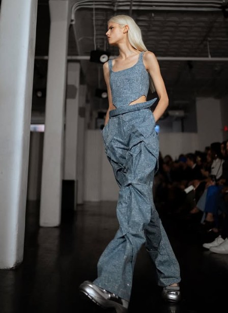 Barton Crop Top and Slacks