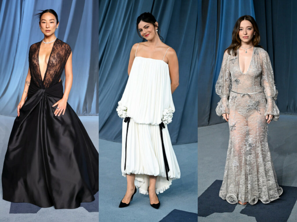Take a peek at Red Carpet Royalty: Mikey Madison, Greta Lee, and Monica Barbaro Shine in Dior at 2025 Academy Museum Gala