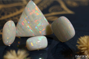 Various cuts of Opal Stone