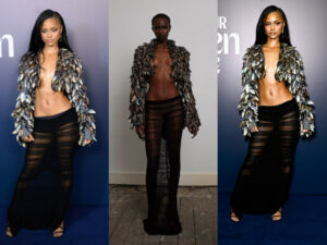 Jaw-Dropping: Tyla Stuns in George Trochopoulos Bolero Mussel Shells Jacket at 2025 Glamour Women of the Year Awards