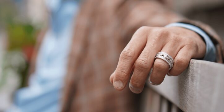 silver ring for men