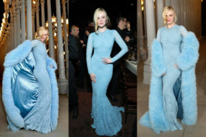 Elle Fanning in Custom Gucci dress cover image