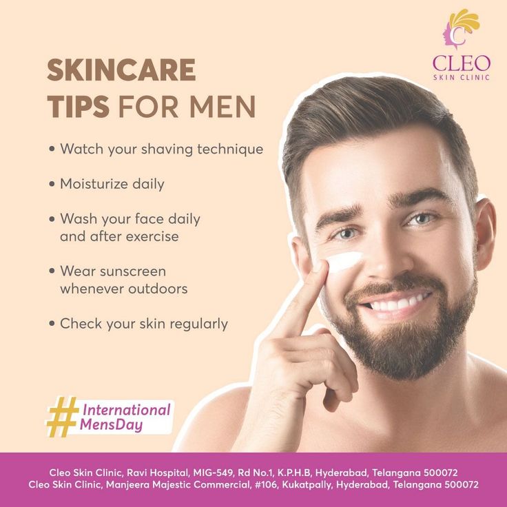 Skin Care Tips for men
