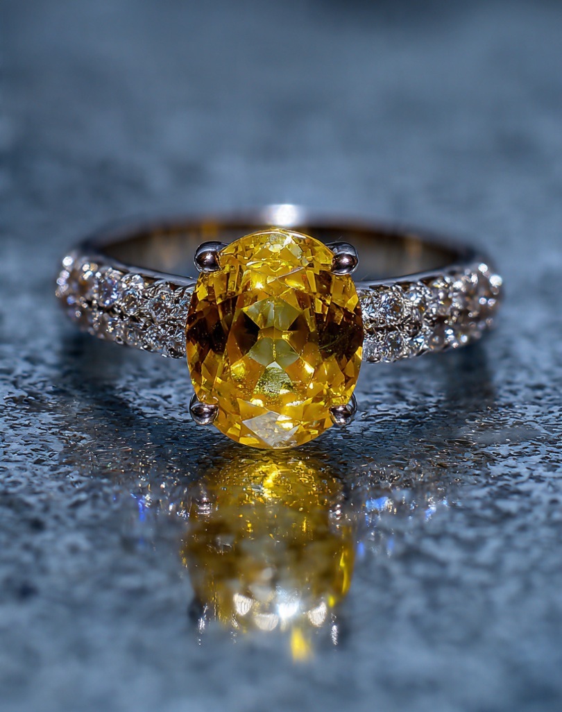 Yellow Sapphire ring