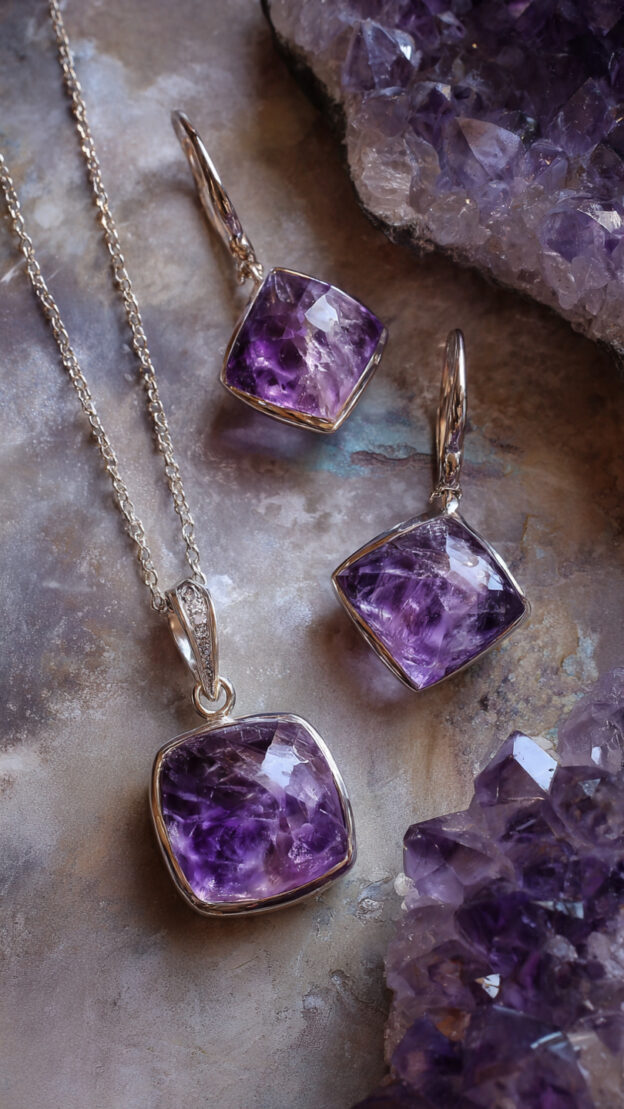 Amethyst stone jewelry