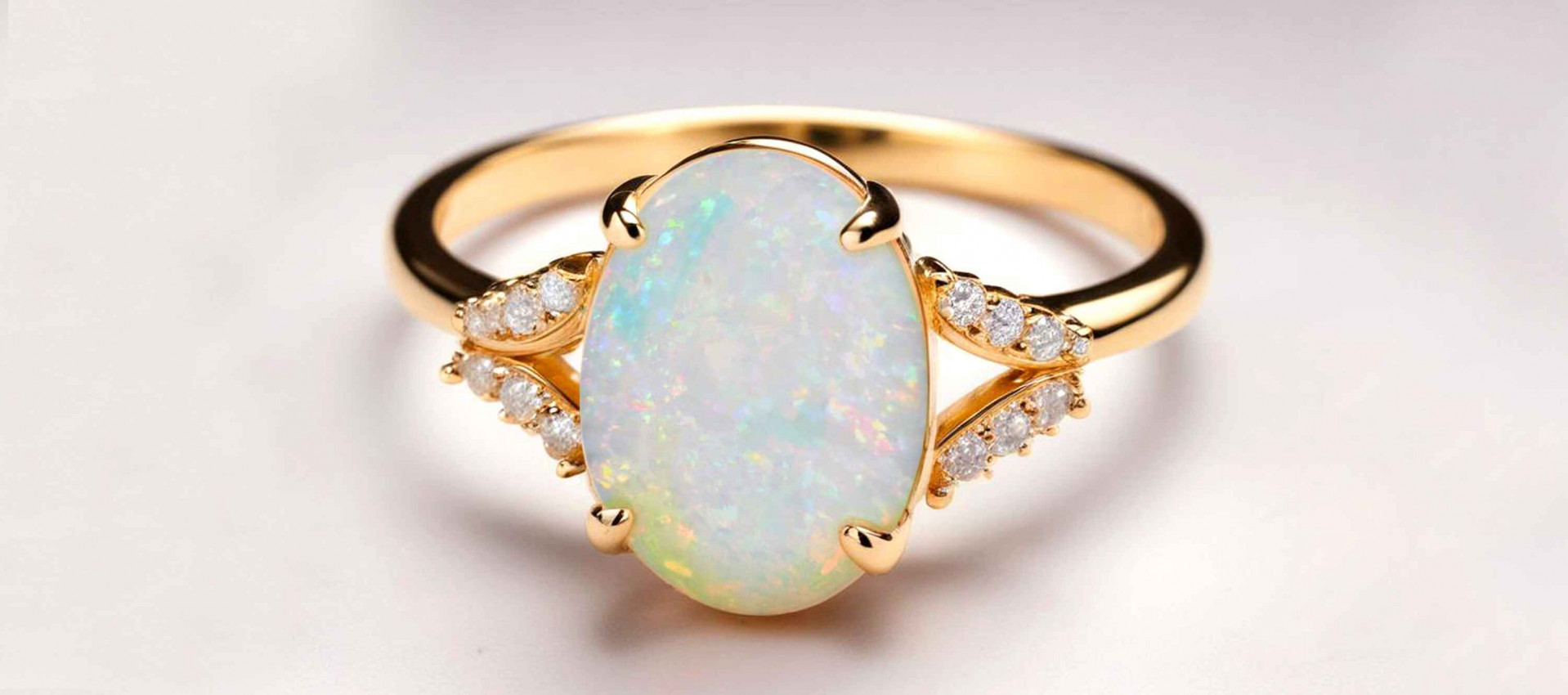 Opal stone ring 1